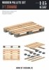RT-Diorama 35407 Wooden Pallets Set - 10 pcs 1/35